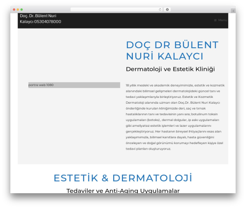 WordPress theme Meni - bulentkalayci.com