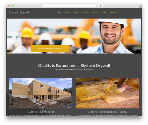 Beam Local Framework (Harmony) WordPress theme - skytechdrywall.com