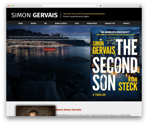 Novelist (novelist) free WordPress plugin - simongervaisbooks.com
