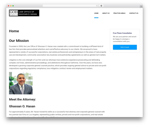 Blockchain WordPress theme - gohesquire.com