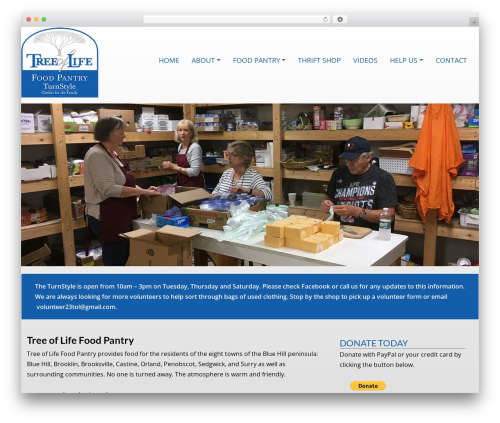 devdmbootstrap4 WordPress theme - treeoflifepantry.org