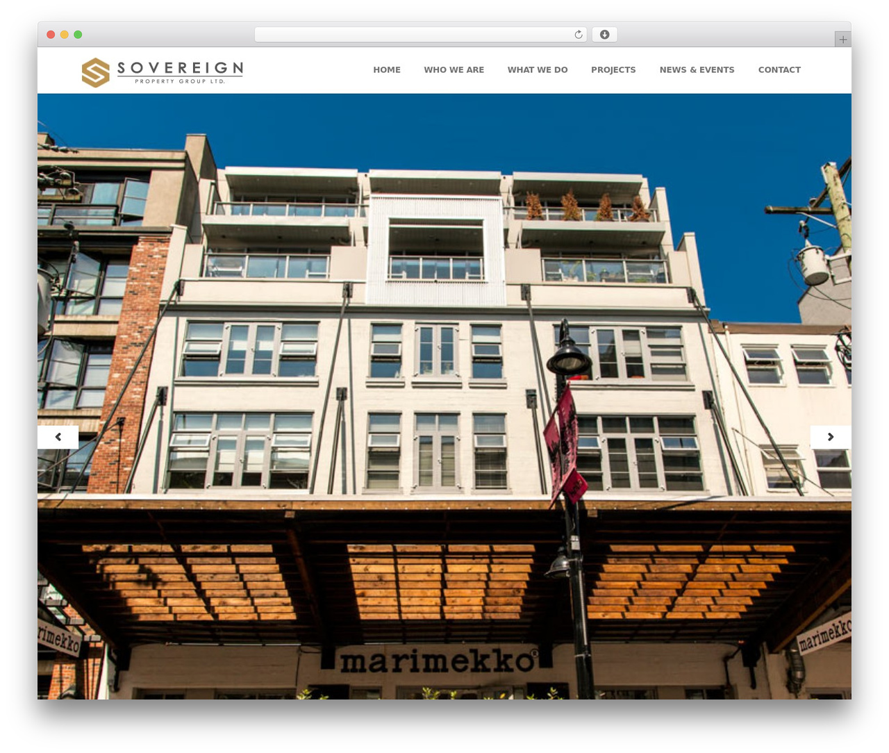 Immersion WordPress theme - sovereignpropertygroup.com