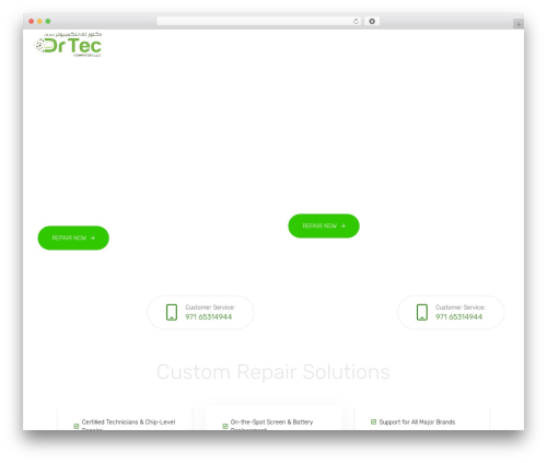 Netfix WordPress theme - drtecuae.com