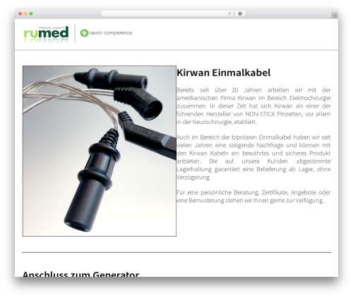 Rocket Multipager (full-width) top WordPress theme - einmalkabel.ch