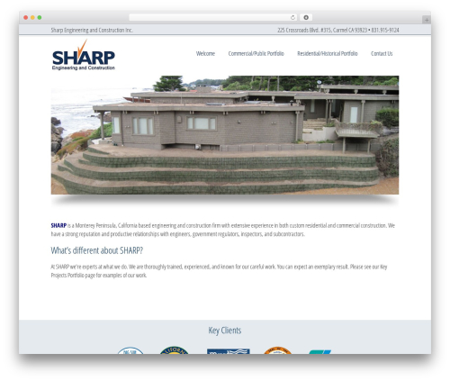 Sharp Engineering Theme WordPress blog theme - sharp-inc.com