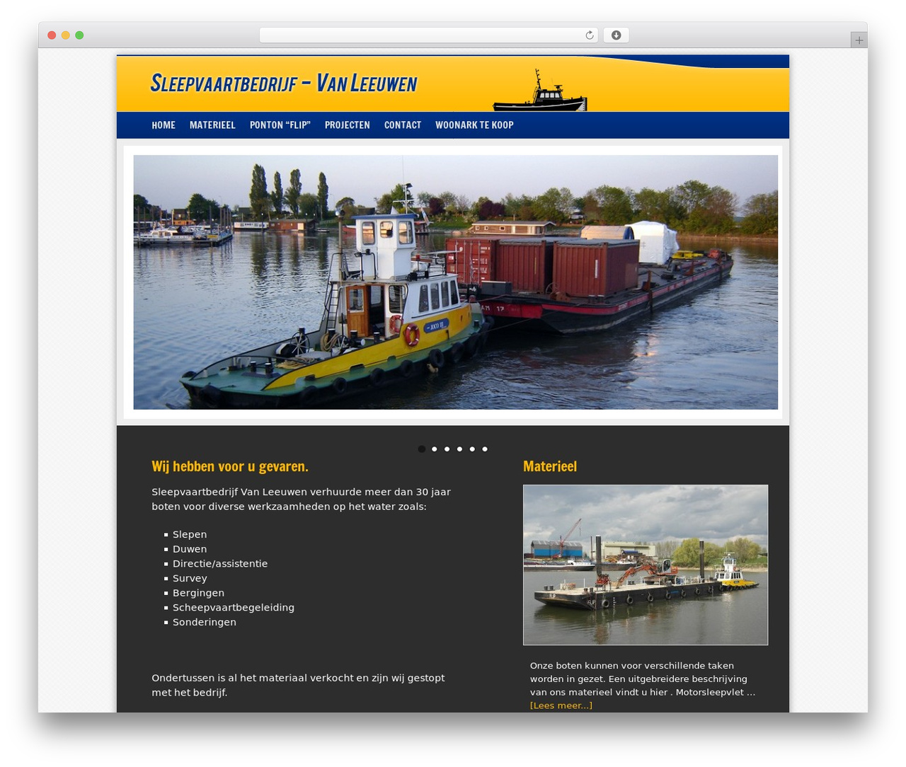 Genesis WordPress theme - sleepvaartbedrijf.nl Genesis WordPress theme - sleepvaartbedrijf.nl