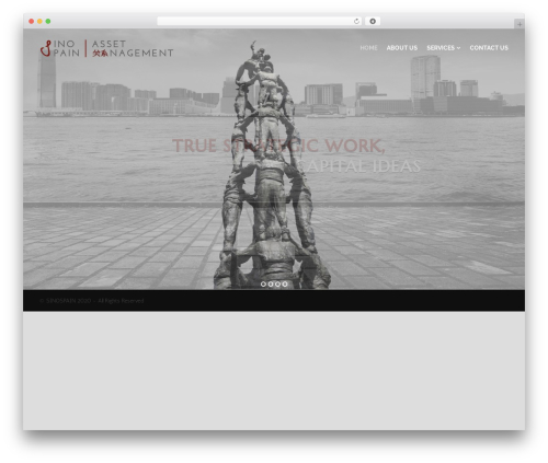 Versatile theme WordPress - sinospain.com