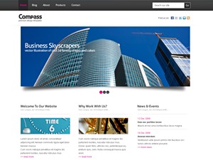 WordPress theme compass by TemplateAccess.com