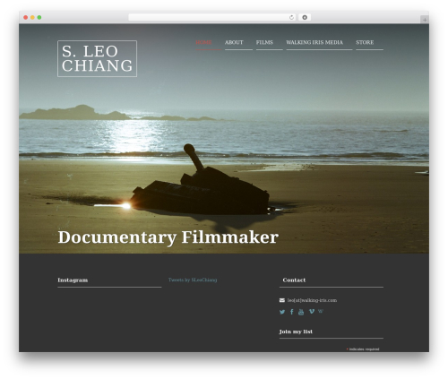 WordPress theme Shine - sleochiang.com