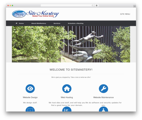 WordPress website theme Vantage - sitemastery.com