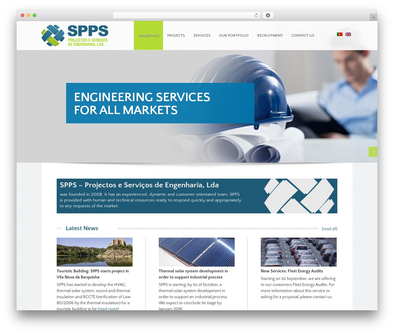 Best WordPress theme SPPS Theme - spps.pt