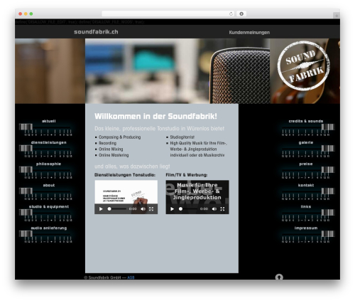 Bootstrap Basic Child WordPress theme - soundfabrik.ch Bootstrap Basic Child WordPress theme - soundfabrik.ch