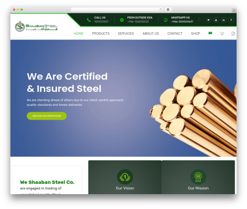 Grd addons WordPress plugin - shaabansteel.com