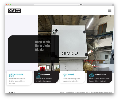 Industrey WordPress theme - oimico.com