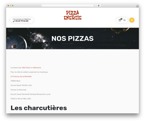 Lafka WordPress pizza theme - pizza-energie.com