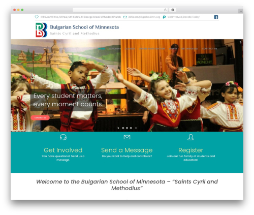 Language School WordPress theme - bgschoolmn.org