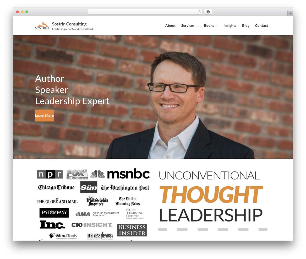 Layers WordPress theme - sostrinconsulting.com