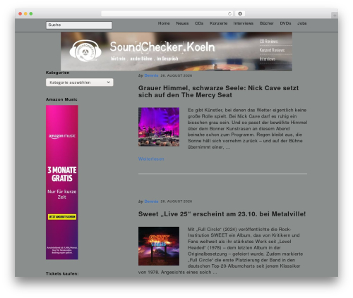 Social Media Widget (social-media-widgets) free WordPress plugin - soundchecker.koeln