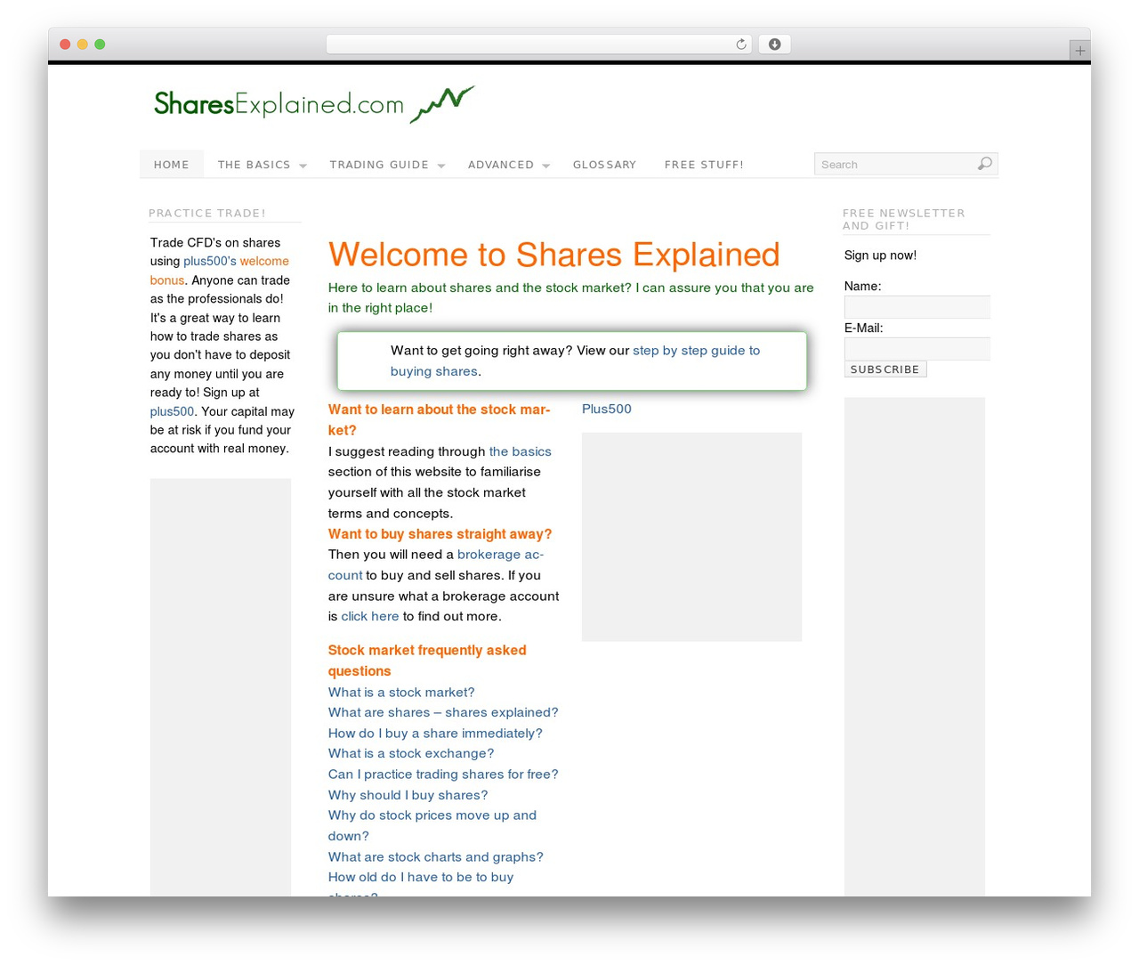 Platform theme WordPress - sharesexplained.com Platform theme WordPress - sharesexplained.com