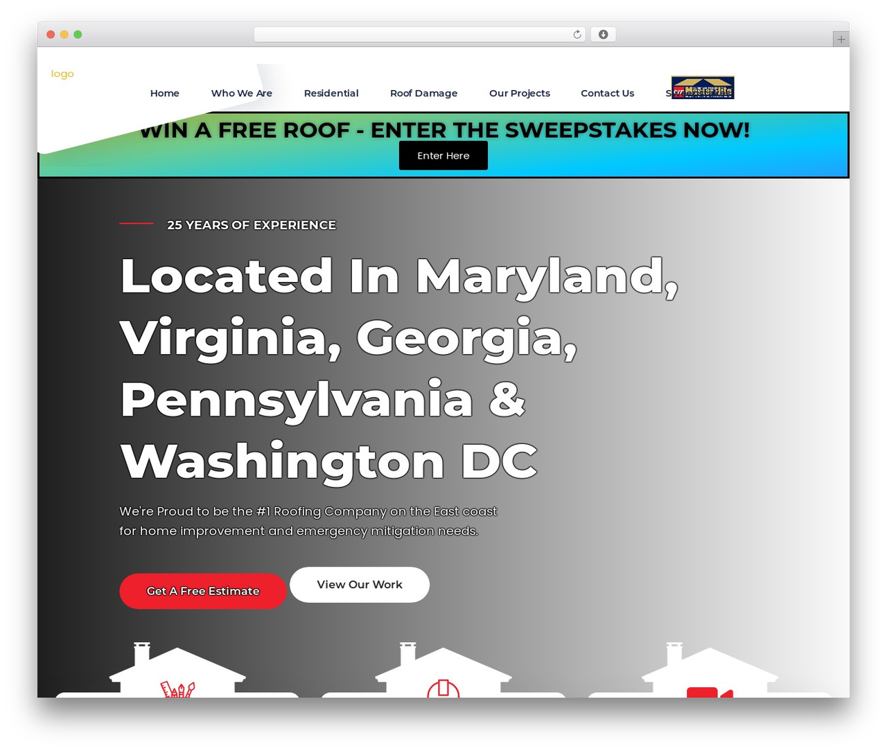 Roofplan WordPress theme - 5starroofingandrestoration.com
