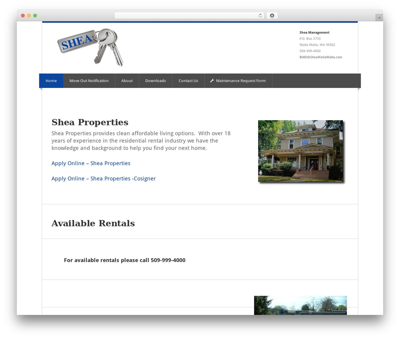 Shea theme WordPress - sheawallawalla.com