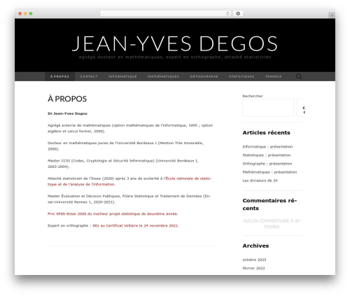 Suits theme WordPress - jydegos.org