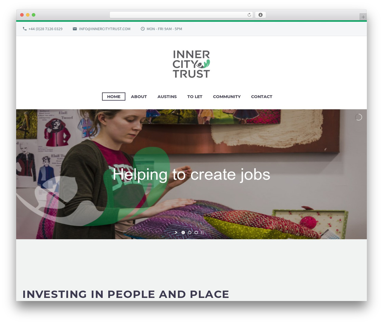 TheGem theme WordPress - innercitytrust.com