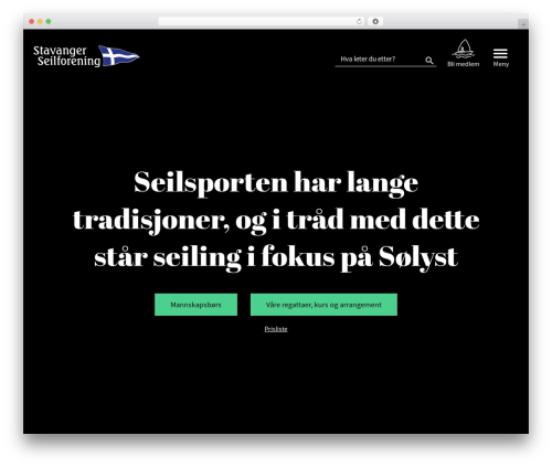 Theme WordPress CoreTrek AS - stavangerseilforening.no