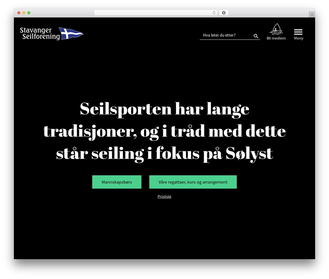 Theme WordPress CoreTrek AS - stavangerseilforening.no