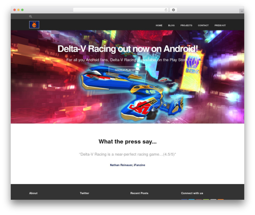 Theme WordPress Flatpack - spacehopperstudios.com