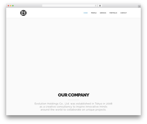 WordPress theme Xone - evolutionholdingskk.com