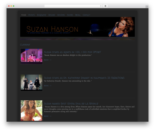 WordPress theme Catalyst - suzanhanson.com