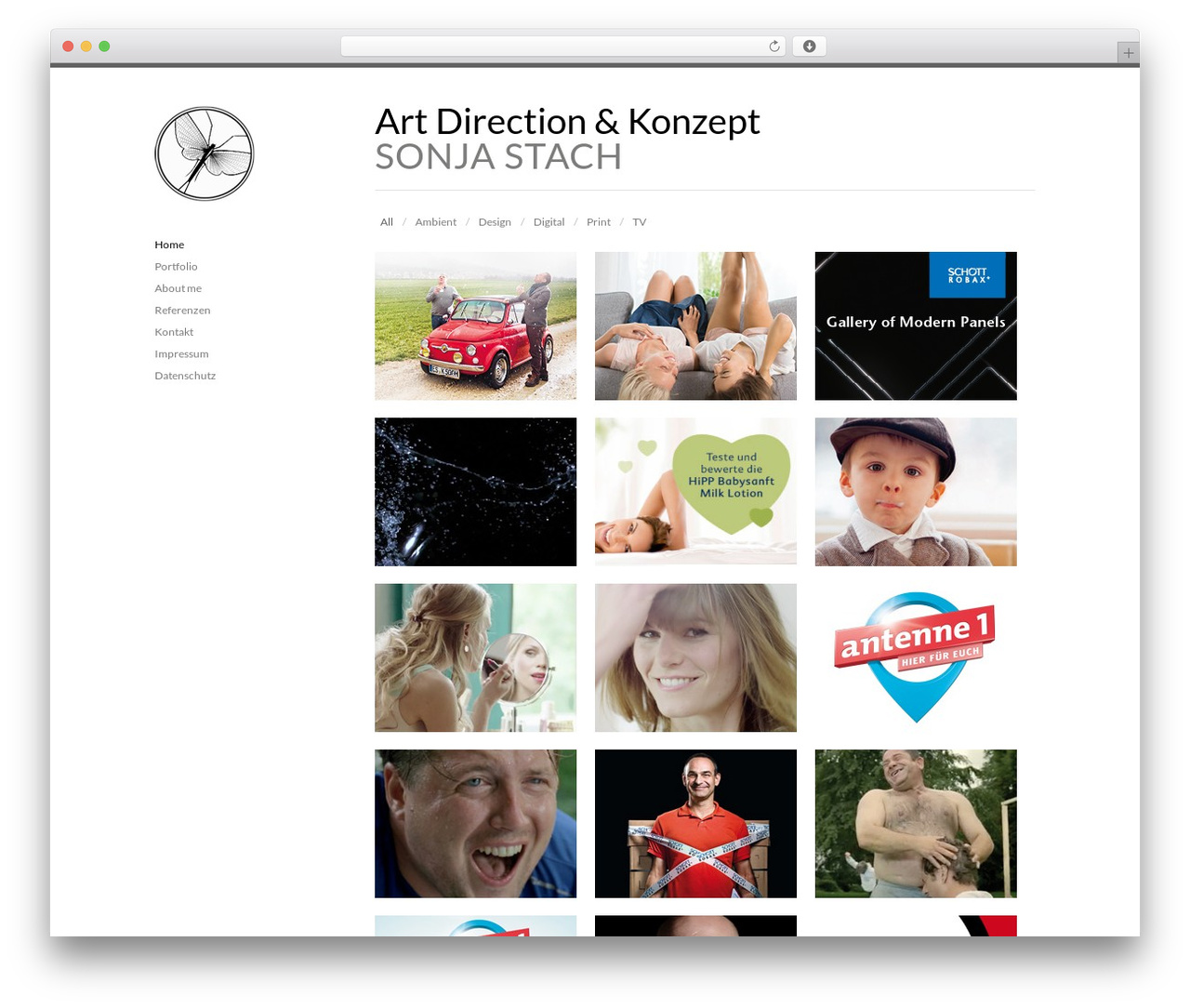 WordPress theme Infinity - sonjastach.de
