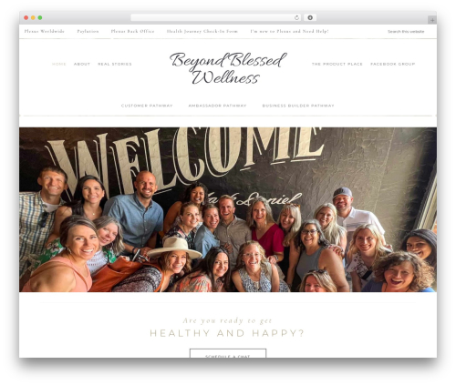 WordPress theme Refined Theme - beyondblessedwellness.com