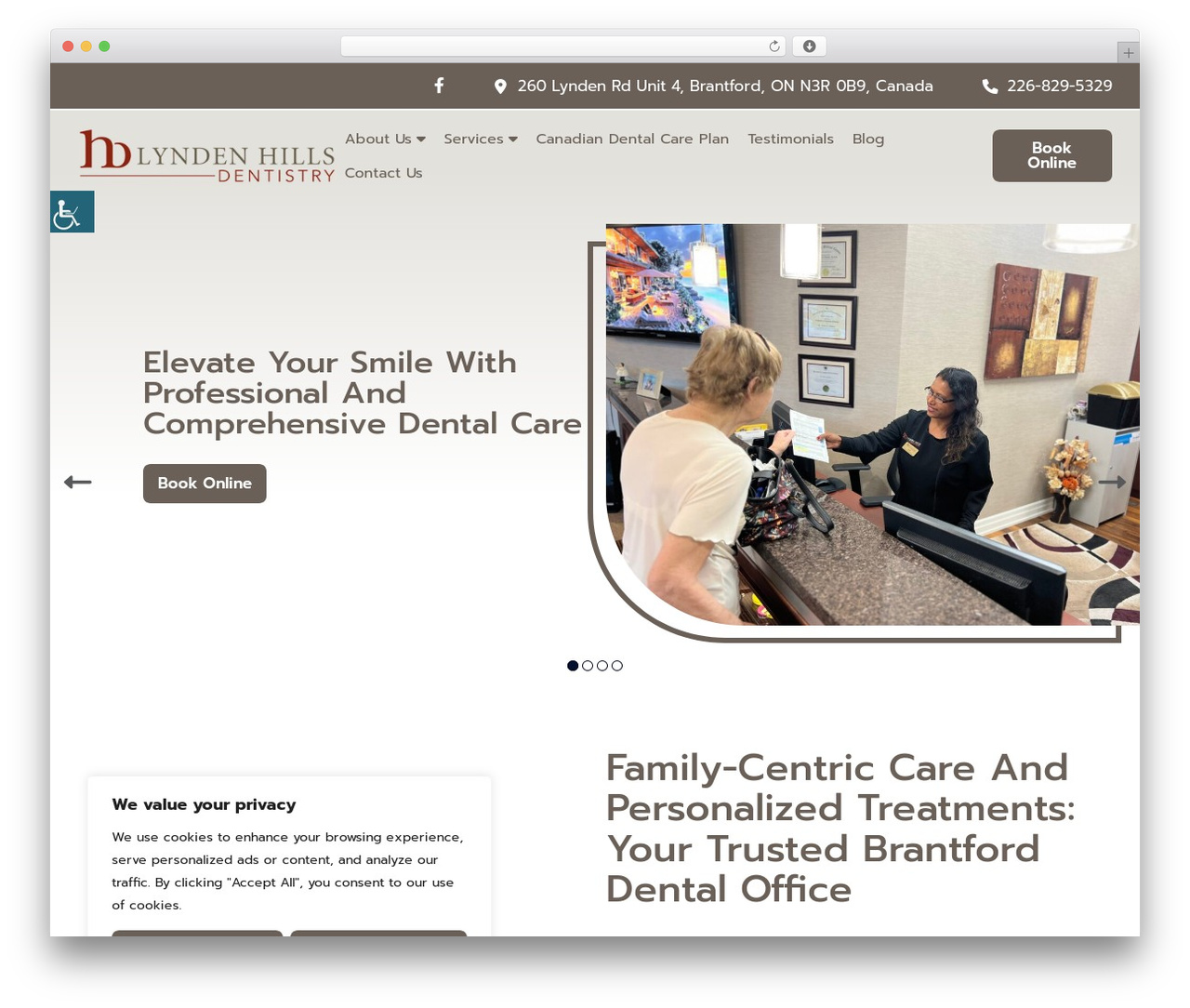 WordPress theme Theme43 - lyndenhillsdentistry.com