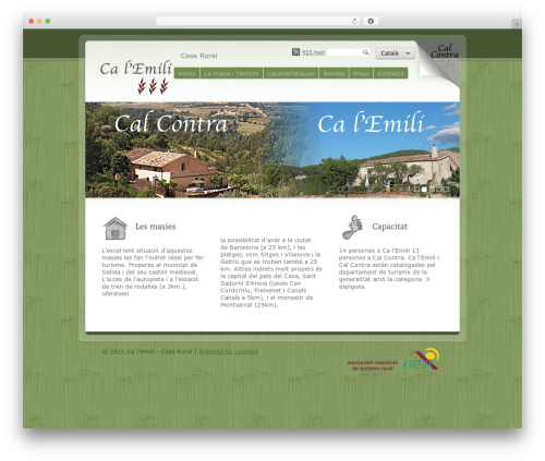 Bamboo WordPress theme - calemili.com