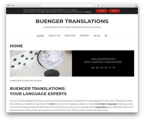 Chronus pro WordPress plugin - buengertranslations.com