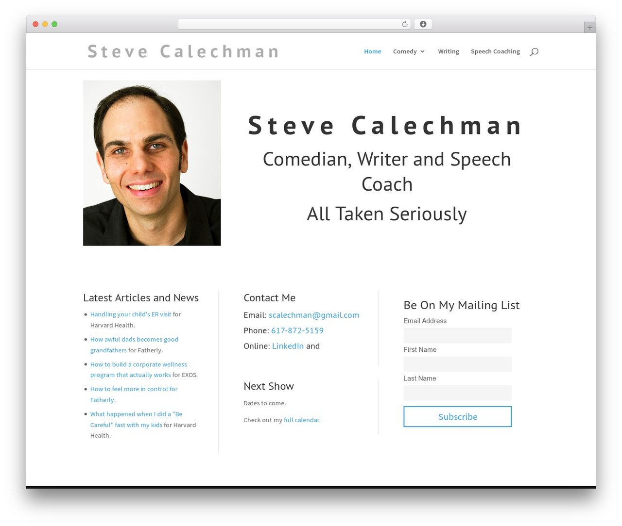 Divi WordPress theme design - stevecalechman.com