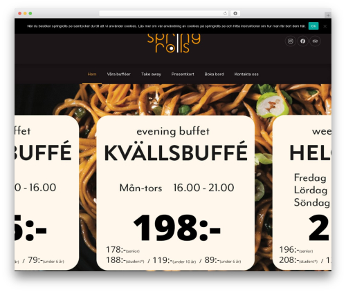Linguini WordPress theme - springrolls.se