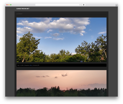 Modularity Lite premium WordPress theme - sunsetmoon.net