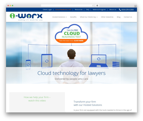 Pronto sidebar navigation WordPress plugin - www.i-worx.ca