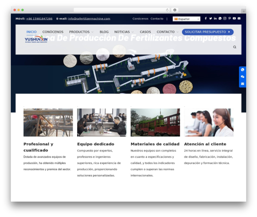 POPFactory WordPress theme - ysxmaquinasfertilizantes.com