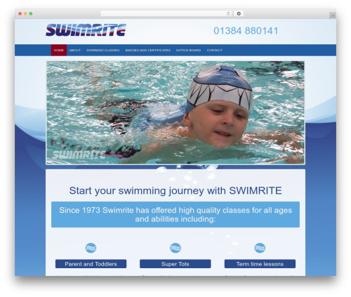 Responsive Pro theme WordPress - swimrite.org