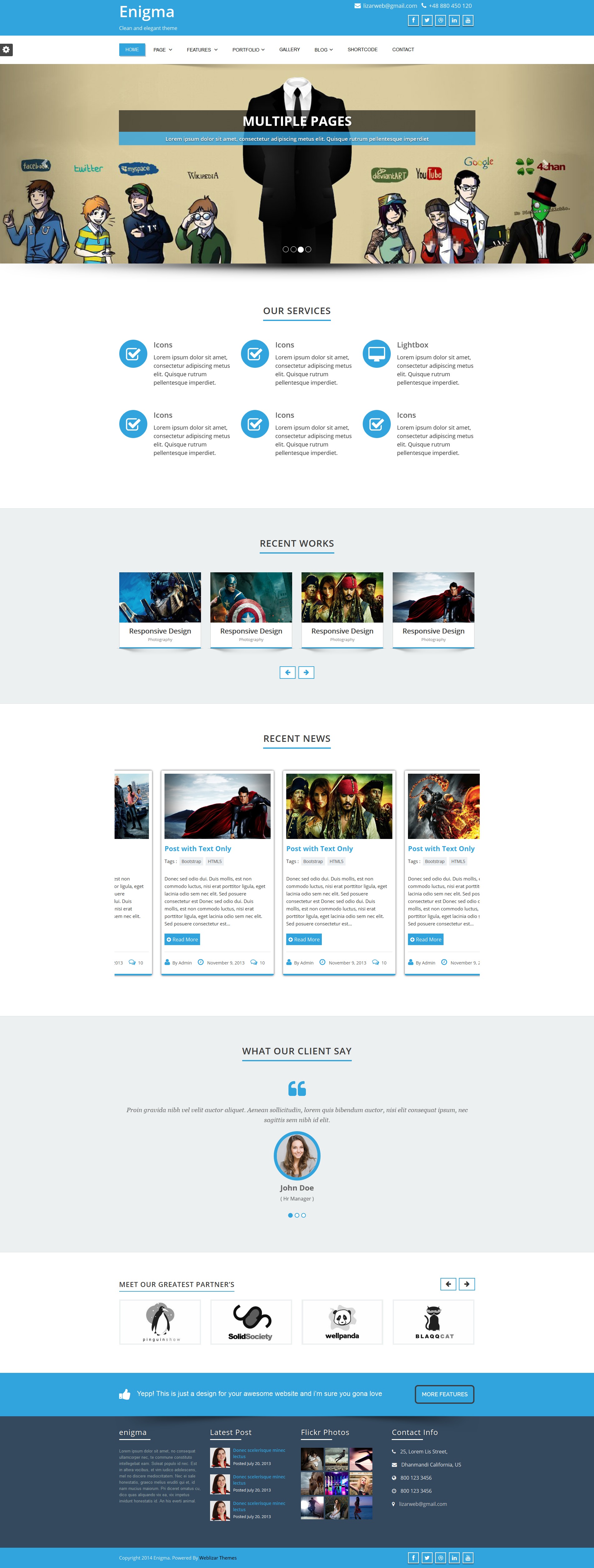 Theme WordPress enigmachild Theme WordPress enigmachild