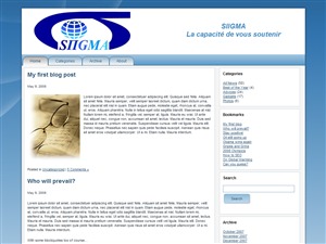theme-siigma WordPress theme by Artisteer