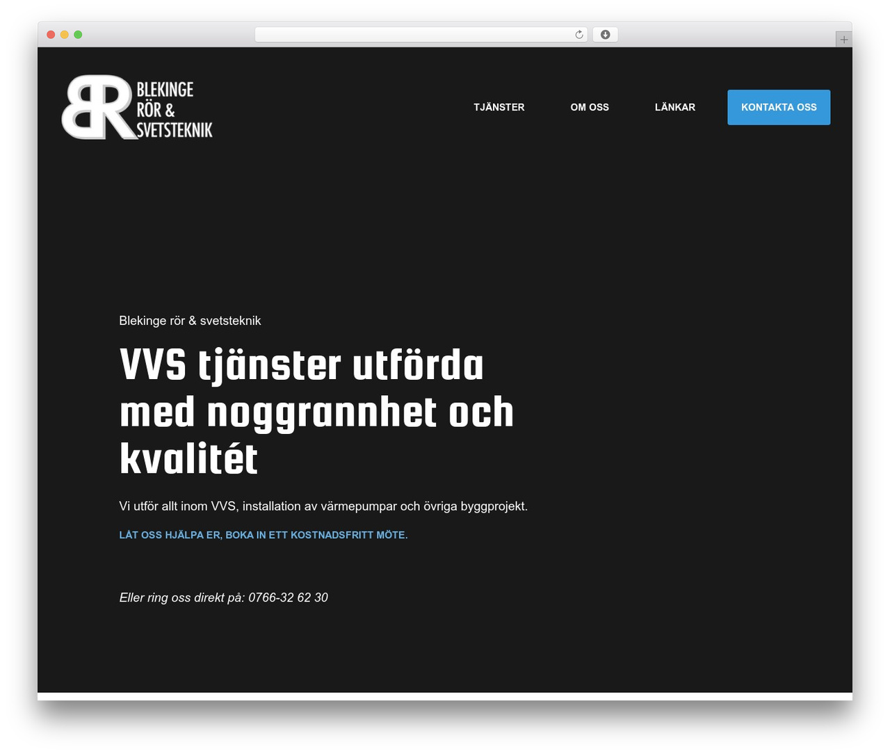 Theme WordPress Divi - rorsvetsteknik.se