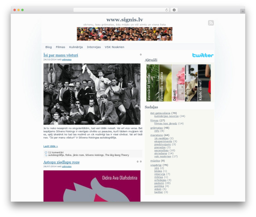 Audio player WordPress plugin - signis.lv