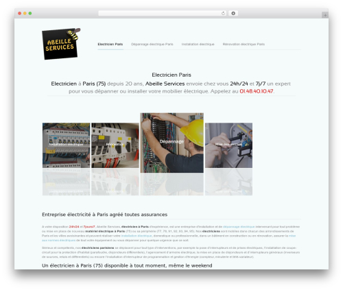WordPress theme 8Cells - sos-electricienparis.fr