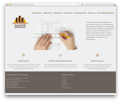WordPress theme G5 Startup - admgalache.es