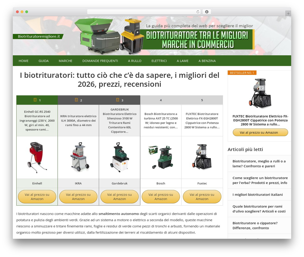 WordPress theme Kingdom - biotrituratoremigliore.it